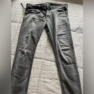Men’s DIESEL Tapered Style JOGGJEANS Dark Grey Size 36/34